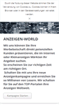 Mobile Screenshot of anzeigen-world.com
